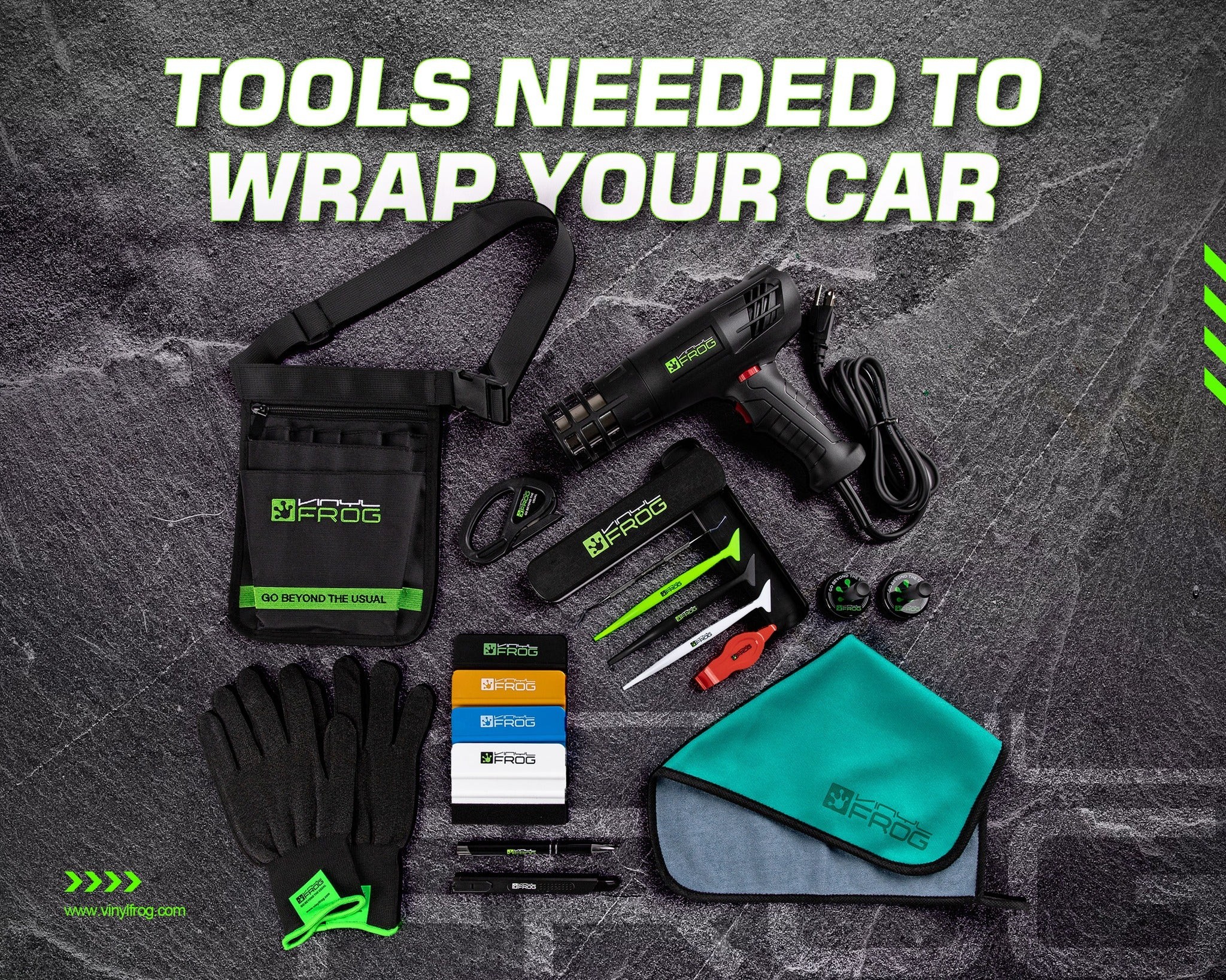 Commercial Grade Car Wrapping Tools and Equipment