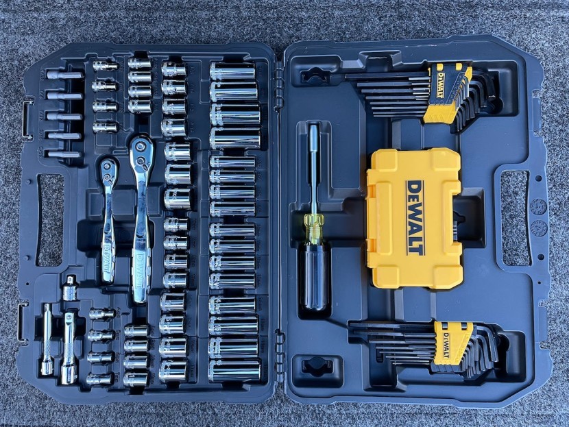 Well-organized and elegant DeWalt tool kit case