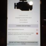 Android car scanner app interface showing vehicle selection and diagnostic results