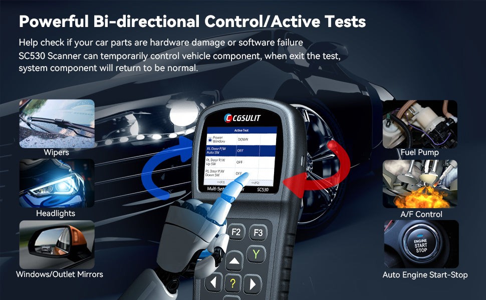 CGSULIT SC530 Subaru Scanner Tool Bidirectional control scanner