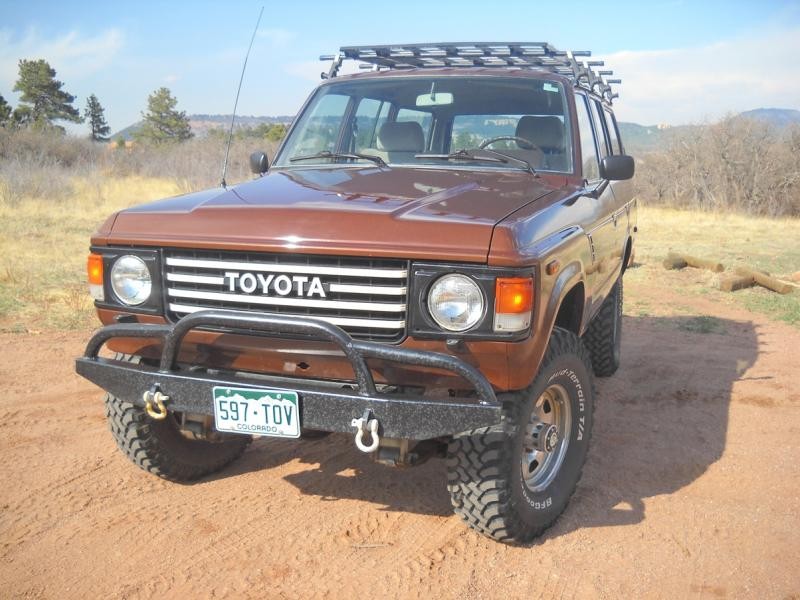 Bumper with surface rust before removal