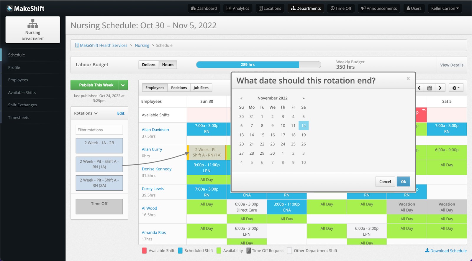 MakeShift simplifies workload distribution with its Rotation-Based Scheduling feature