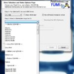 Selecting a bootable distro in YUMI.